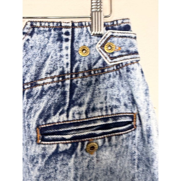 Bonjour Vintage Blue Stonewashed Denim Maxi Skirt Sz 10 - Picture 5 of 8